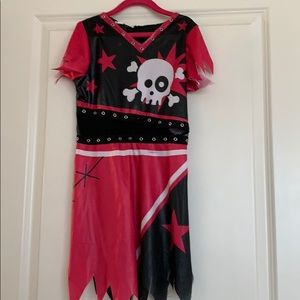Girls zombie cheerleader costume